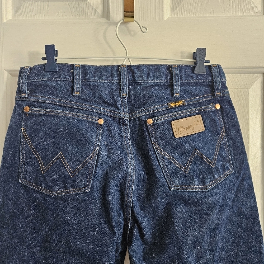 Vintage 90s Wrangler 100% Cotton Cowboy Cut Western Jeans - Picture 5 of 10